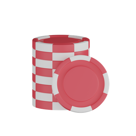 Jeton de poker  3D Icon