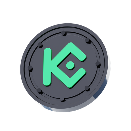 Jeton kucoin  3D Icon