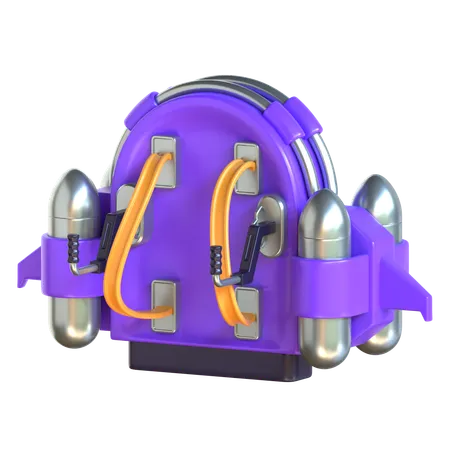 Jetpack 3 D Future Technology Icon 3D Icon