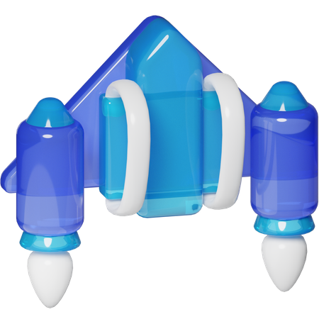 Jetpack  3D Icon