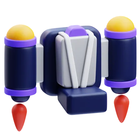 Jetpack  3D Icon