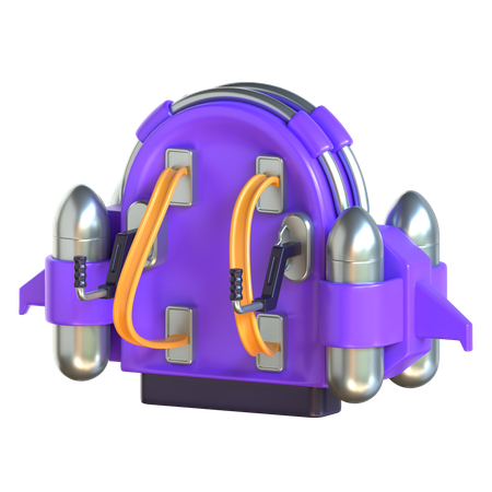 Jetpack  3D Icon