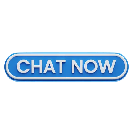 Schaltfläche „Jetzt chatten“  3D Icon