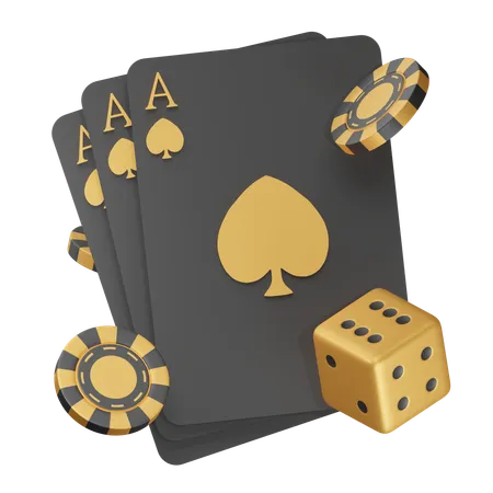 Jeu de casino  3D Icon