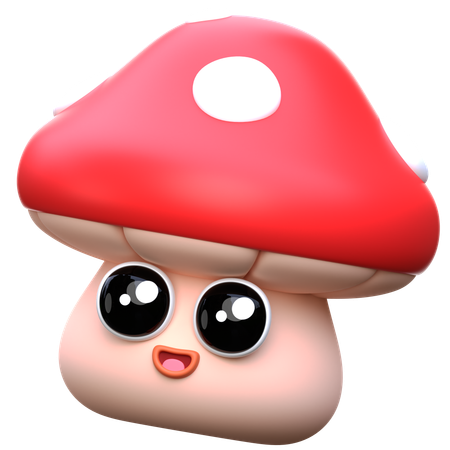 Champignon de gibier  3D Icon