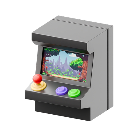 Jeu d'arcade  3D Icon