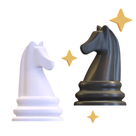 Jeu d'échecs  3D Illustration