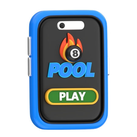 Jeu de piscine  3D Icon