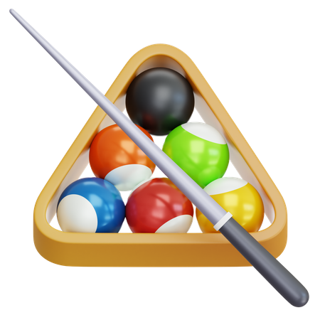 Jeu de billard  3D Icon