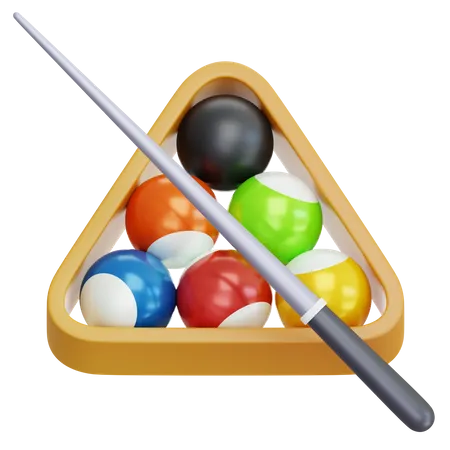 Jeu de billard  3D Icon