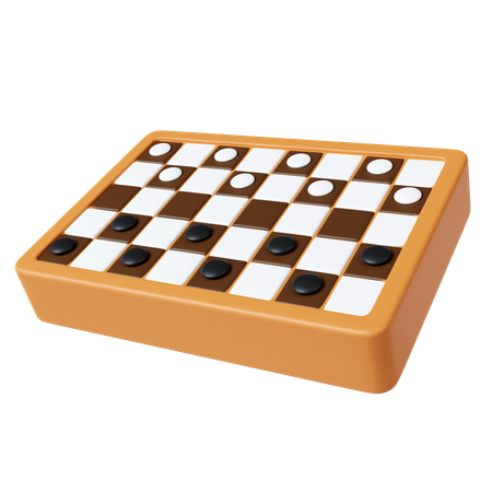 Jeu de dames  3D Icon