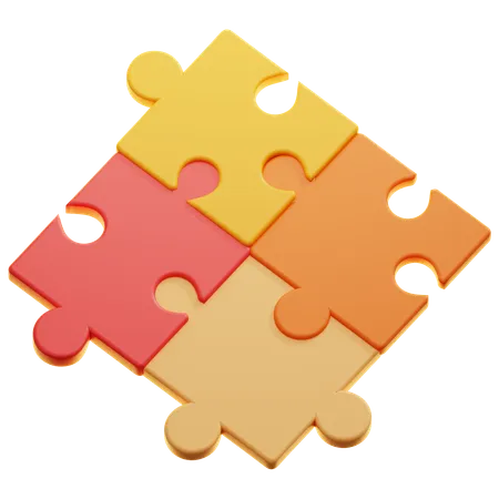 Puzzle  3D Icon