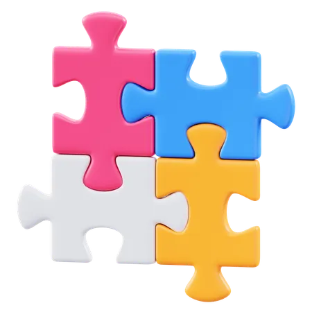 Puzzle  3D Icon