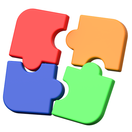 Puzzle  3D Icon