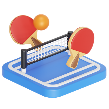 Jeu de tennis de table  3D Icon