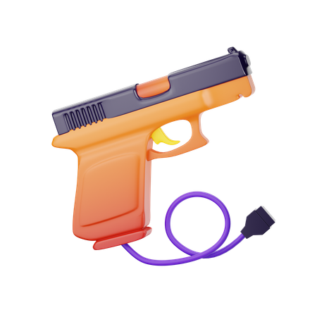 Pistolet de jeu  3D Icon