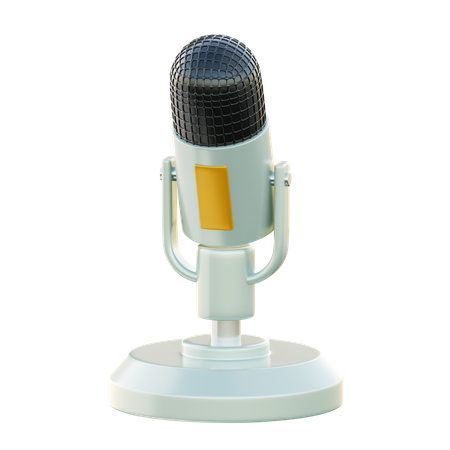 Flux de microphone de jeu  3D Icon