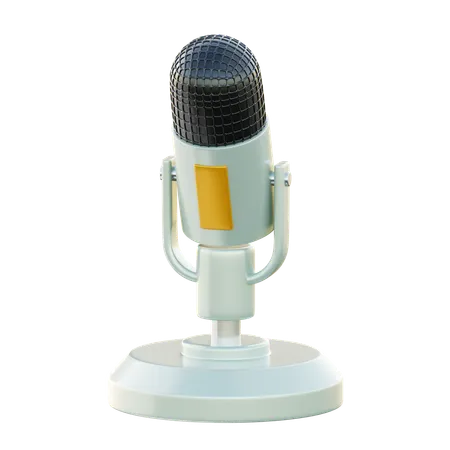 Flux de microphone de jeu  3D Icon