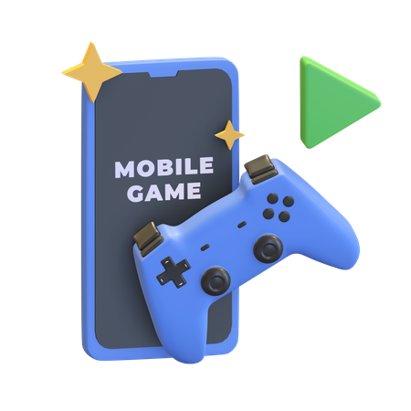 Jeu mobile  3D Illustration