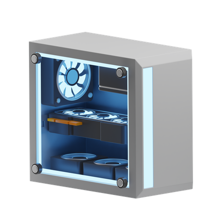 PC de jeu  3D Icon