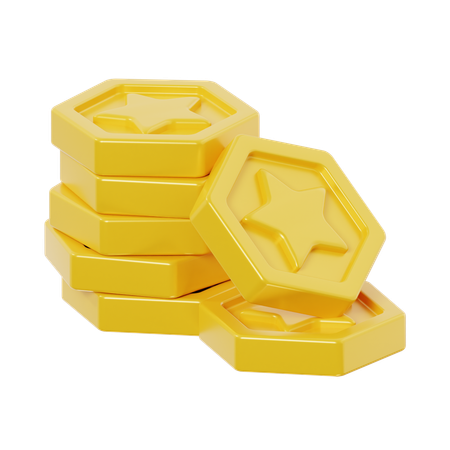 Pièces de jeu  3D Icon