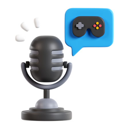 Podcast de jeu  3D Icon