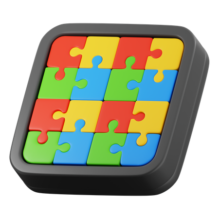 Puzzle  3D Icon