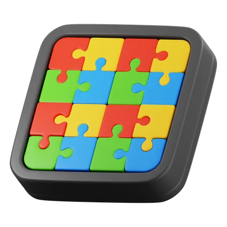 Puzzle  3D Icon