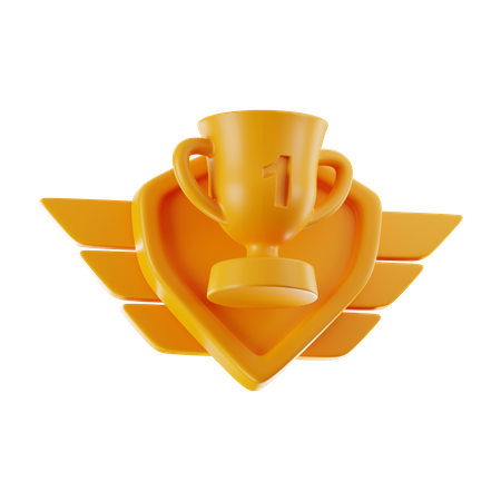 Trophée de jeu  3D Icon