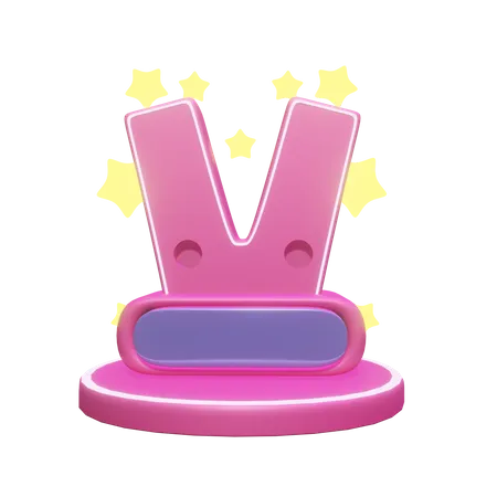 Victoire du jeu  3D Icon