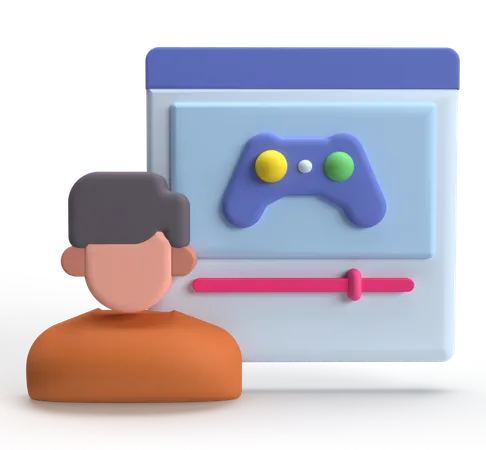 Vidéo de jeu  3D Icon