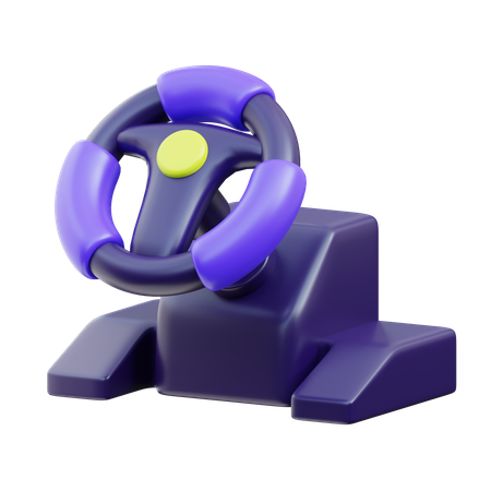 Volant de jeu  3D Icon