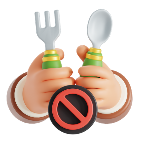 Jeûne  3D Icon