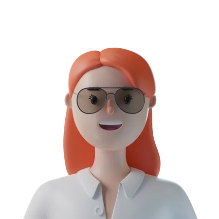 Jeune femme  3D Icon