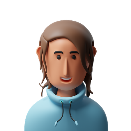 Avatar de jeune femme  3D Icon