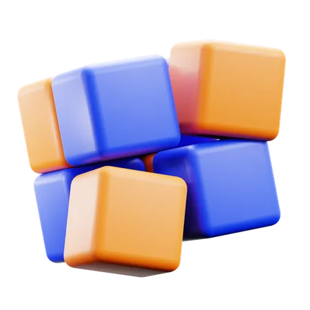 Cubes de jeux  3D Icon