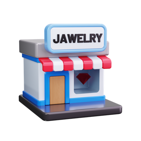 보석 가게  3D Icon