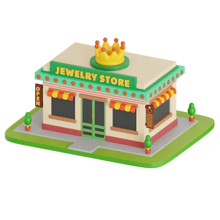 Jewelry Store  3D Icon