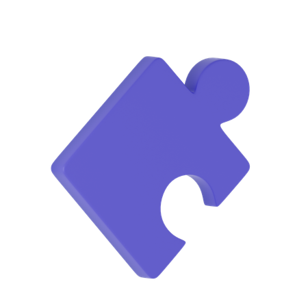 Jigsaw Piece  3D Icon