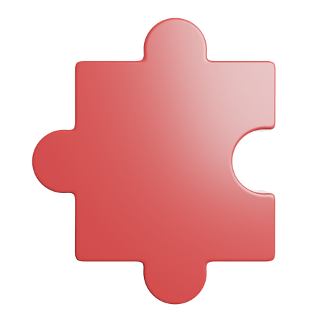 Jigsaw Piece  3D Icon