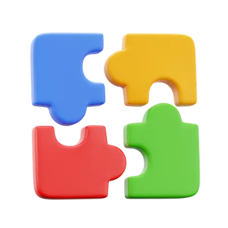 Separate A Group Of Jigsaw Puzzle For Split Branched Tingking Psychology Mental Health 3 D Icon Illustration Render Design 3D Icon