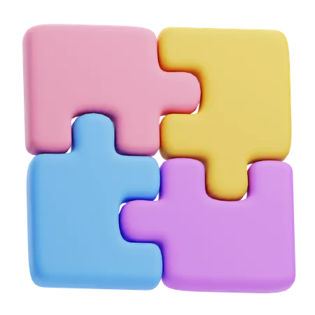 Jigsaw Puzzle  3D Icon