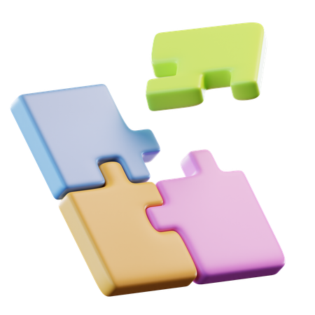 Jigsaw Puzzle  3D Icon