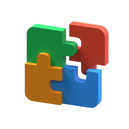 Jigsaw Puzzle  3D Icon