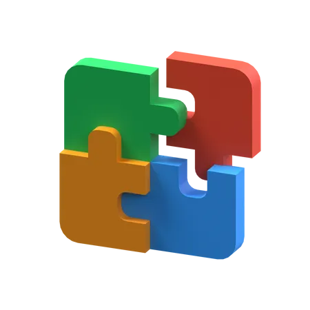 Jigsaw Puzzle  3D Icon