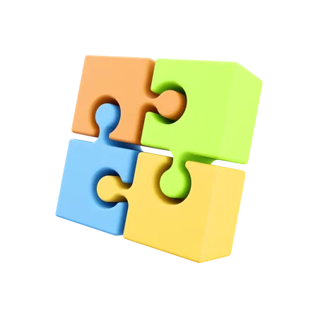 Jigsaw Puzzle  3D Icon