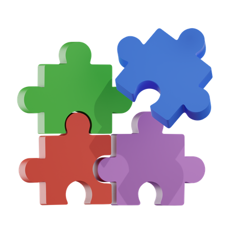 Jigsaw Puzzle  3D Icon