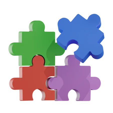 Jigsaw Puzzle  3D Icon