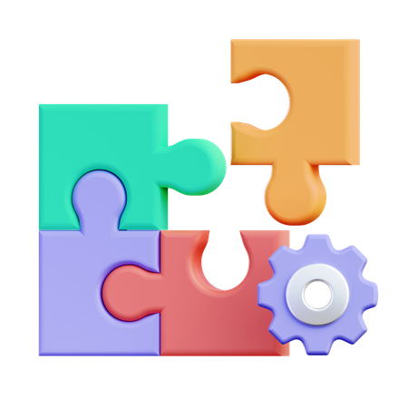 Jigsaw Puzzle  3D Icon