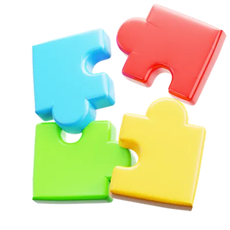 Jigsaw Puzzle  3D Icon